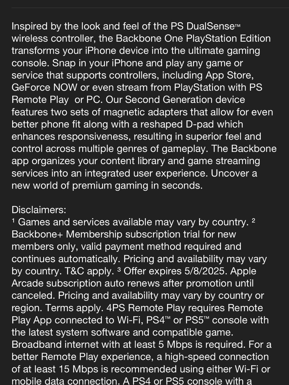 Backbone One Mobile Controller for iPhone - Picture 5 of 5
